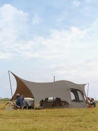 VidalidoヴィダリドRidgetentドームテント大型シェルターテント4-8人用シェルタードームドームシェルター設営簡単uvカット自立式日除け遮光性コンパクト収納アウトドアテントおしゃれ収納…