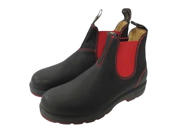 ブランドストーン Blundstone 1316 サイドゴアブーツ 9 ブラック レッド シューズ 靴