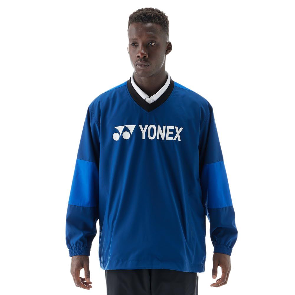 ヨネックス(YONEX) ユニ裏地付Vブレーカー(フィットスタイル) ダークネイビー(554) 32039