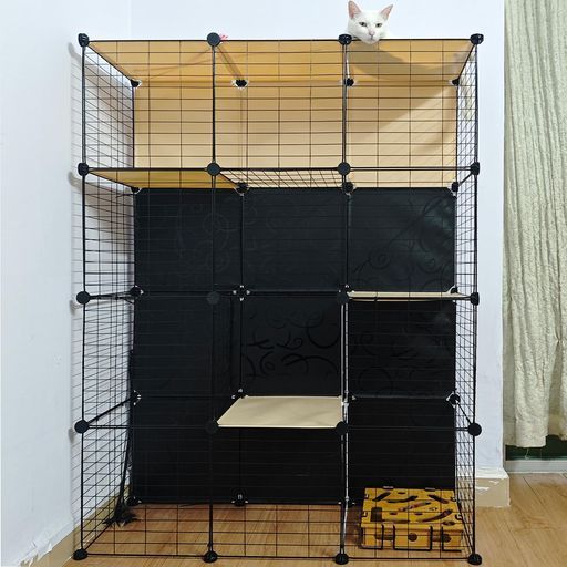 猫用品 猫 ケージ 大型 1から4段まで変更可能 組立簡単