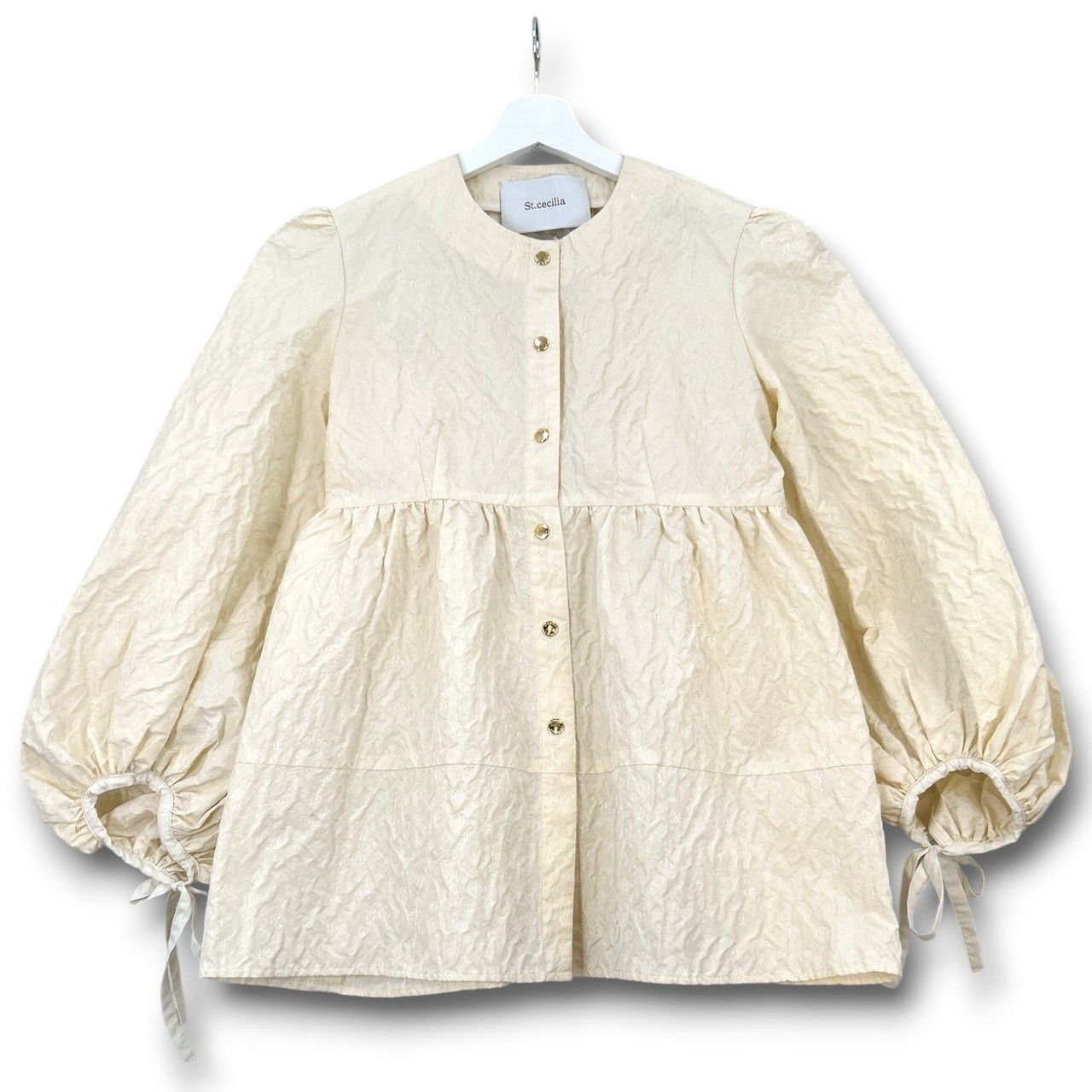 girlish St.cecilia PEANUT BLOUSE ブラウス トップス ジャガード