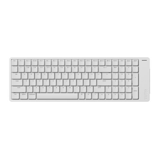 Flow2ロープロファイル84キーメカニカルキーボード-アルミニウム合金ボディ・Surferリニアスイッチ搭載充電式ワイヤレス3モード接続対応Windows/MacOS用、英语配列技適認証取得(シルバー100)