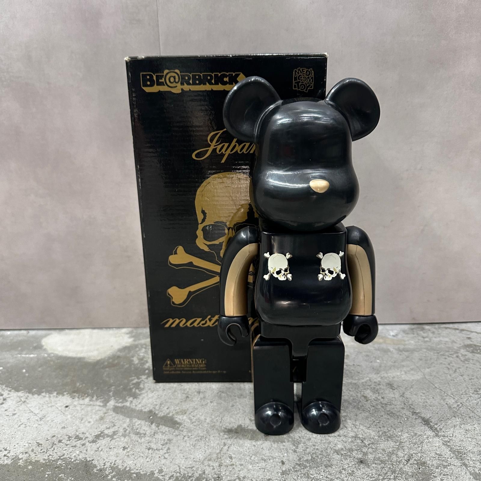 MEDICOM TOY × mastermind JAPAN BE@RBRICK 400% ハロウィンモデル メディコムトイ × マスターマインドジャパン ブラック F (14776M)