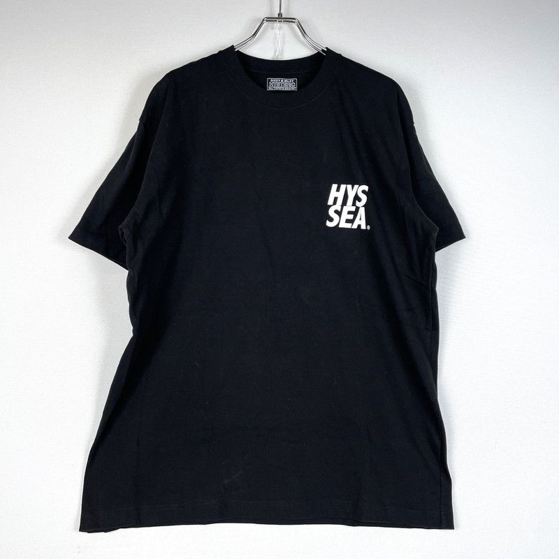 【中古品】 HYSTERIC GLAMOUR ヒステリックグラマー × WINDANDSEA コラボ BACK LOGO PRINT CREW NECK WDS-HYS-23-AP-Q1-21 プリント Tシャツ 【142-260507-ks-21-tei】