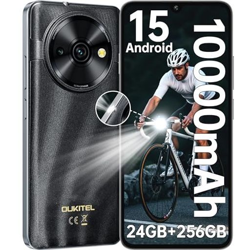 [Android15SIMフリースマホ本体]OUKITELC59Pro10000mAh大容量バッテリースマートフォン120LM懐中電灯アンドロイドスマホ6.88HD+大画面90Hzリフレッシュレート