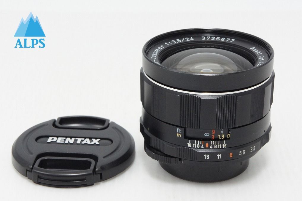 良品 ASAHI PENTAX ペンタックス Super Takumar 24mm F3.5 M42マウント MF 単焦点レンズ 260501u