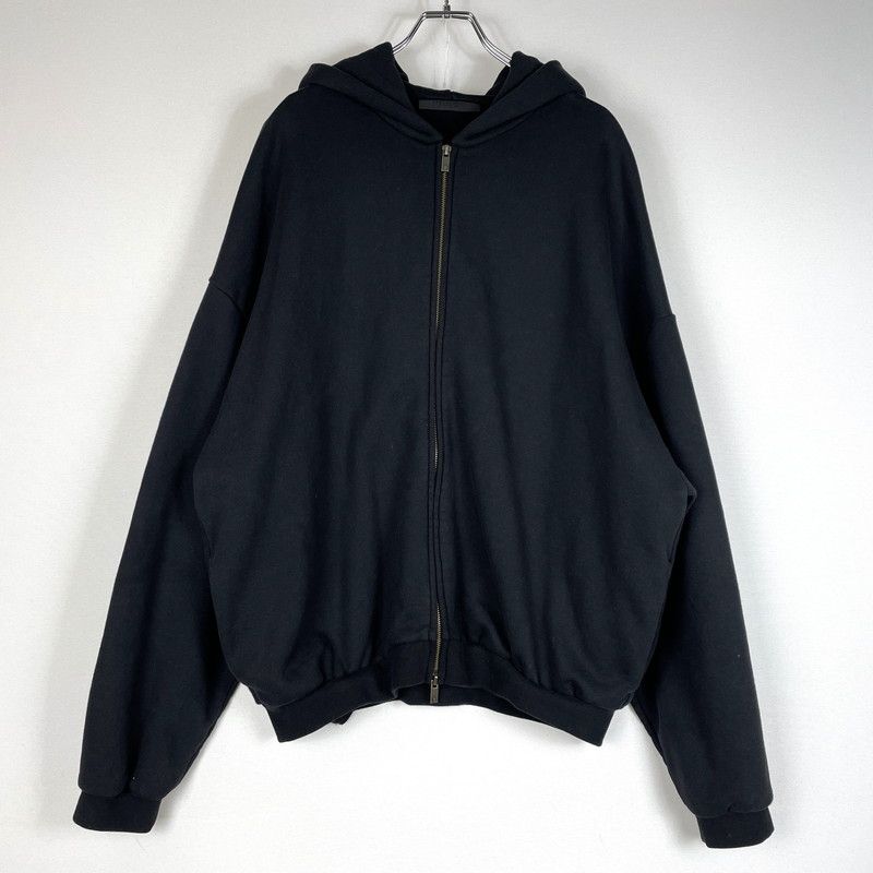 【現状渡し品】 FEAR OF GOD ESSENTIALS フィアーオブゴッド エッセンシャルズ BACK LOGO FULLZIP HOODIE バック ロゴ フルジップ フーディ トップス パーカー 【142-260507-ks-25-tei】