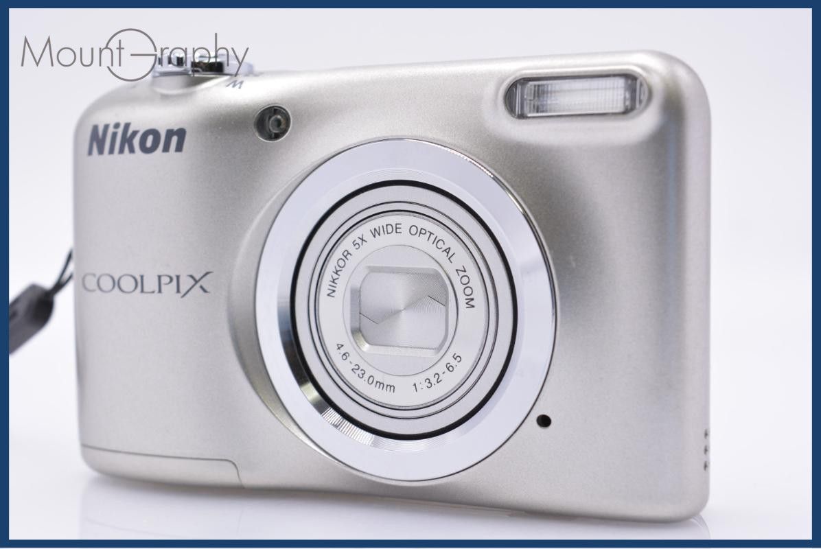 【美品・動作保証】 ニコン Nikon COOLPIX A10 5X 単三電池仕様 同梱無料 #ks41