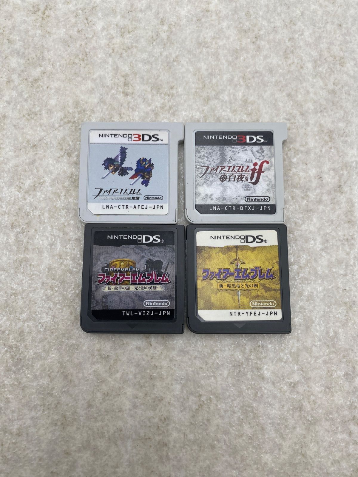 ファイアーエンブレム　3DS・DS　ソフトのみ　4点