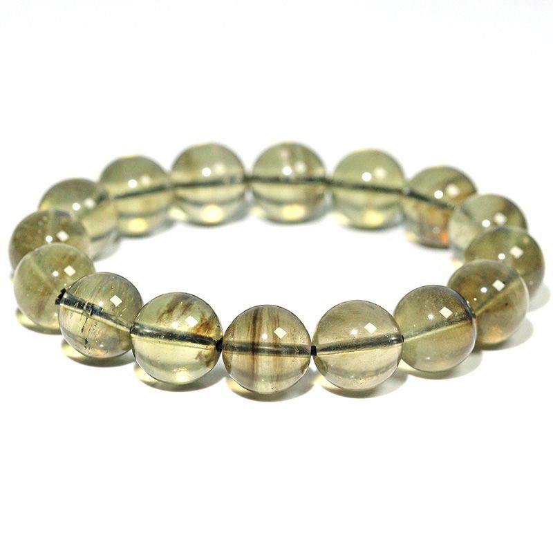 〔K2210-3〕約12mm 高品質 ブラックリビアングラス ラダー入り 隕石 ブレスレット Libyan desert glass