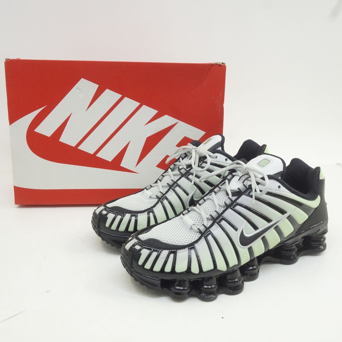 NIKE ナイキ SHOX TL ショックス TL AV3595-300 US9.5 27.5cm 箱有 ※中古