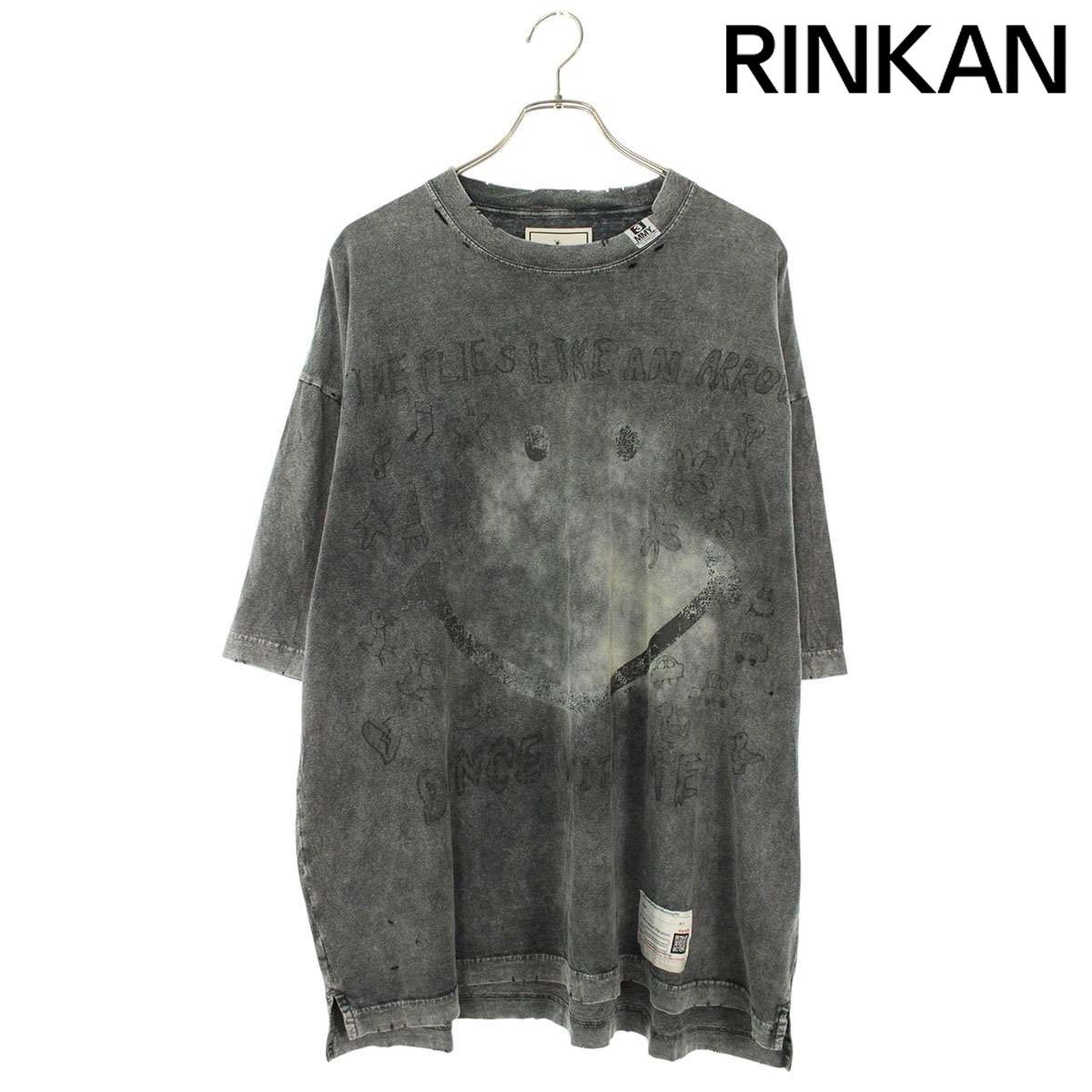 ミハラヤスヒロ A14TS622 ヴィンテージ加工Tシャツ メンズ 46