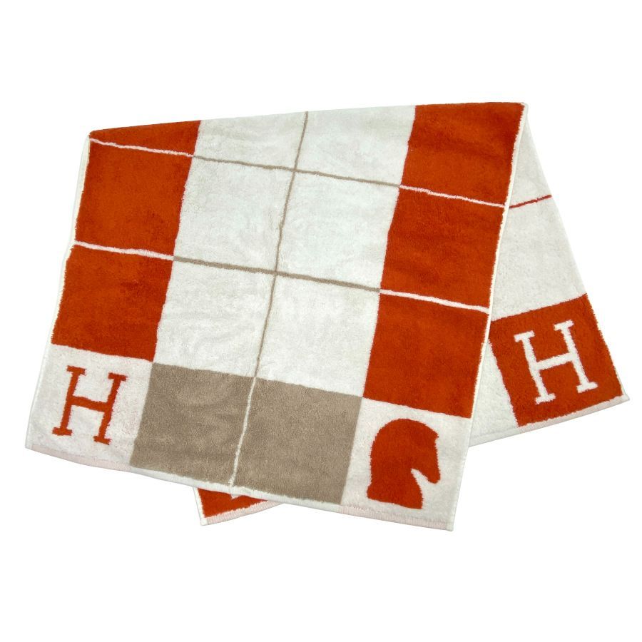 国内完売商品【新品】エルメス HERMES フェイスタオル カレタオル