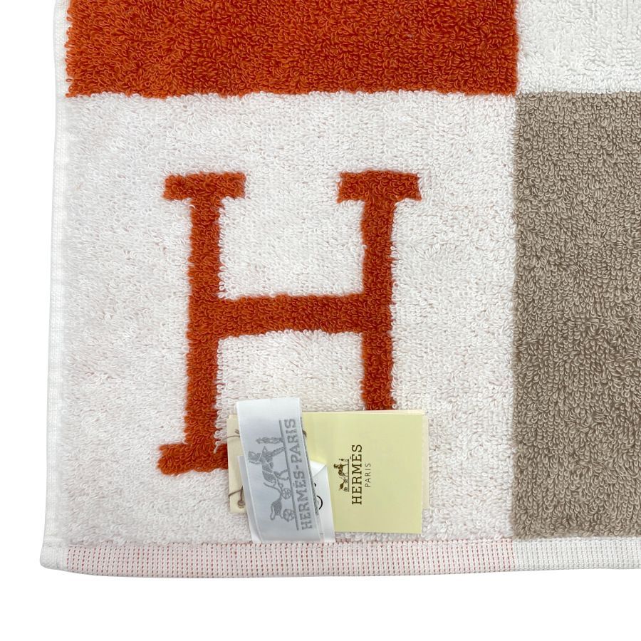 国内完売商品【新品】エルメス HERMES フェイスタオル カレタオル
