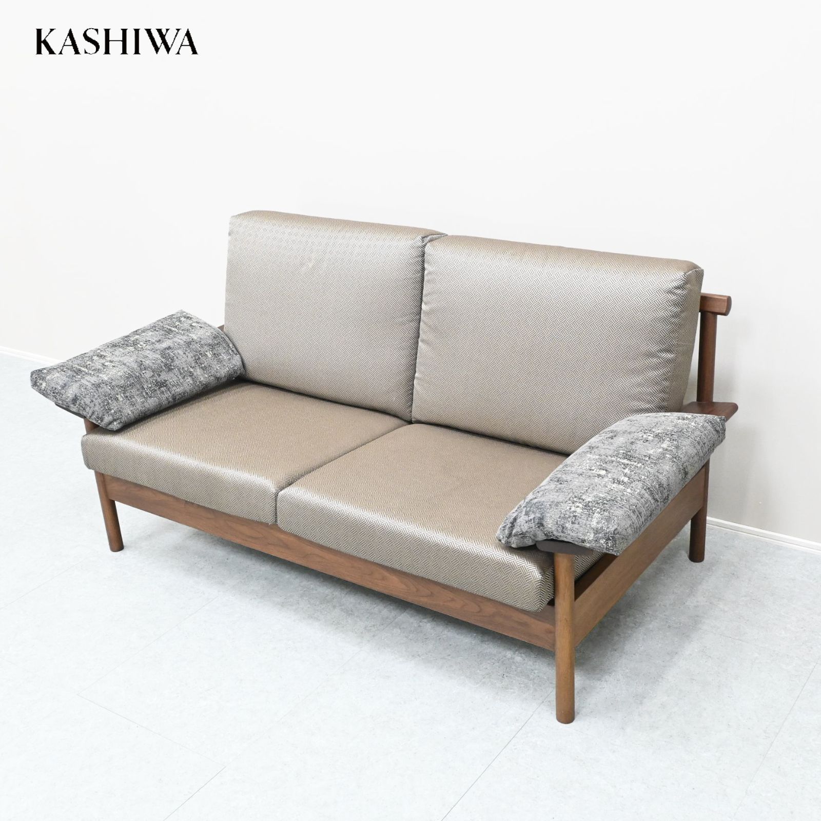 ☆展示美品☆KASHIWA 柏木工 2人掛けソファ BE STYLE ビーソファ2P ウォールナット 34万