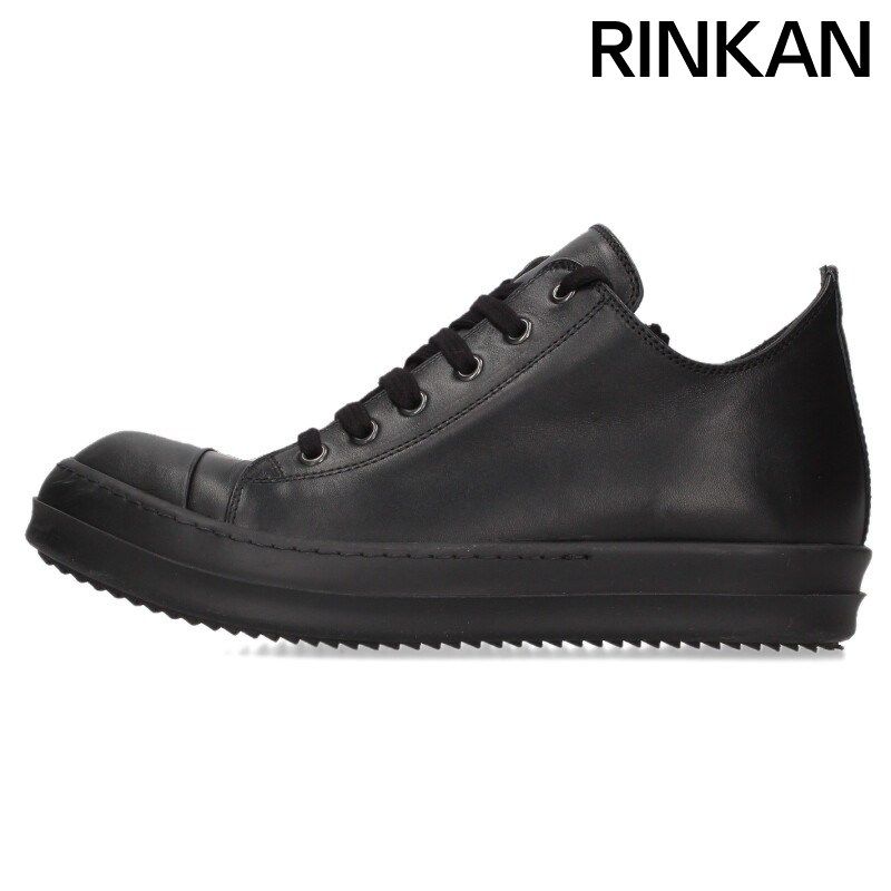 リックオウエンス RAMONES LOW ラモーンズレザーローカットスニーカー メンズ 40