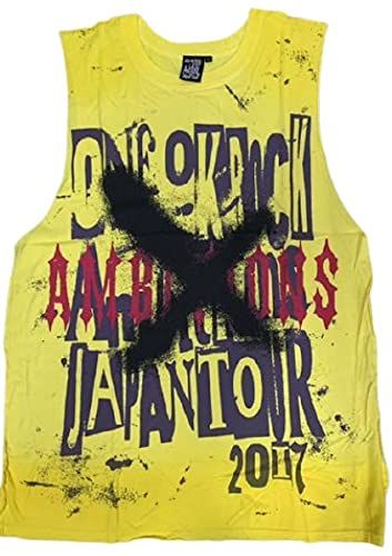 [ONE OK ROCK] ワンオクロック ワンオク 2017 Ambitions JAPAN TOUR グッズ タンクトップイエロー (L) [1]