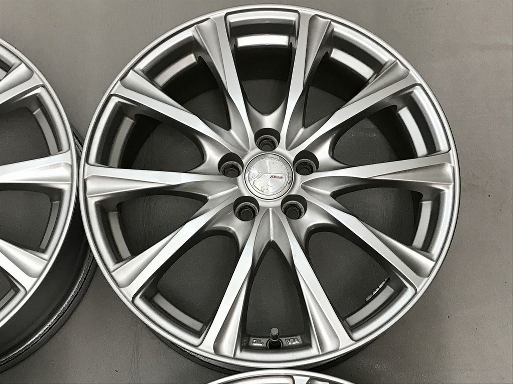 ◎傷少良品 17inc 7J +50 100/5H 即納 個人宅OK 4本 検) プリウス