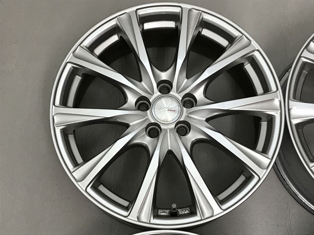 ◎傷少良品 17inc 7J +50 100/5H 即納 個人宅OK 4本 検) プリウス