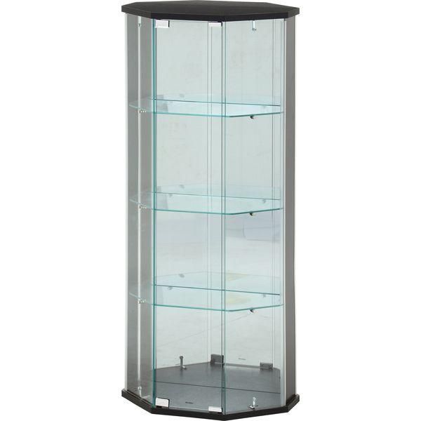 ガラスコレクションケース コーナー BK ブラック 組立品 21,766円