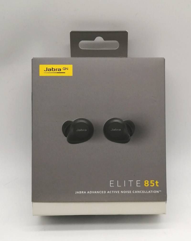 美品！fullバッテリー残量も100％！Jabra フルワイヤレスイヤホン Elite 85t (チタニウムブラック)