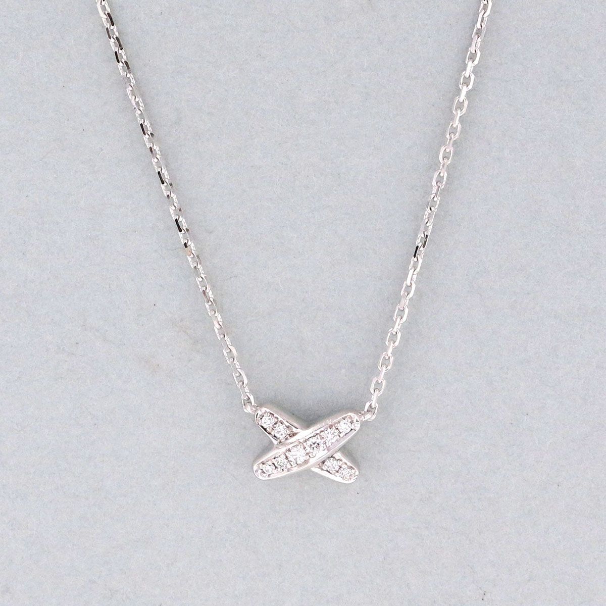 Chaumet ショーメ リアン ドゥ ショーメ ミニリアン ダイヤネックレス 750WG ネックレス 082094 レディース K18ホワイトゴールド ホワイトゴールド 中古
