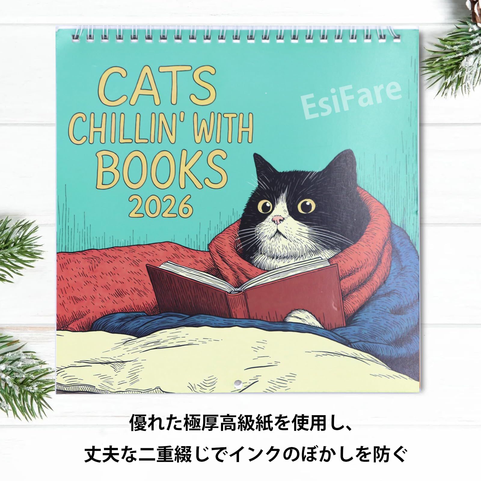 新品 EsiFare 2026年カレンダー 壁掛け かわいい かわいい 2026年家族