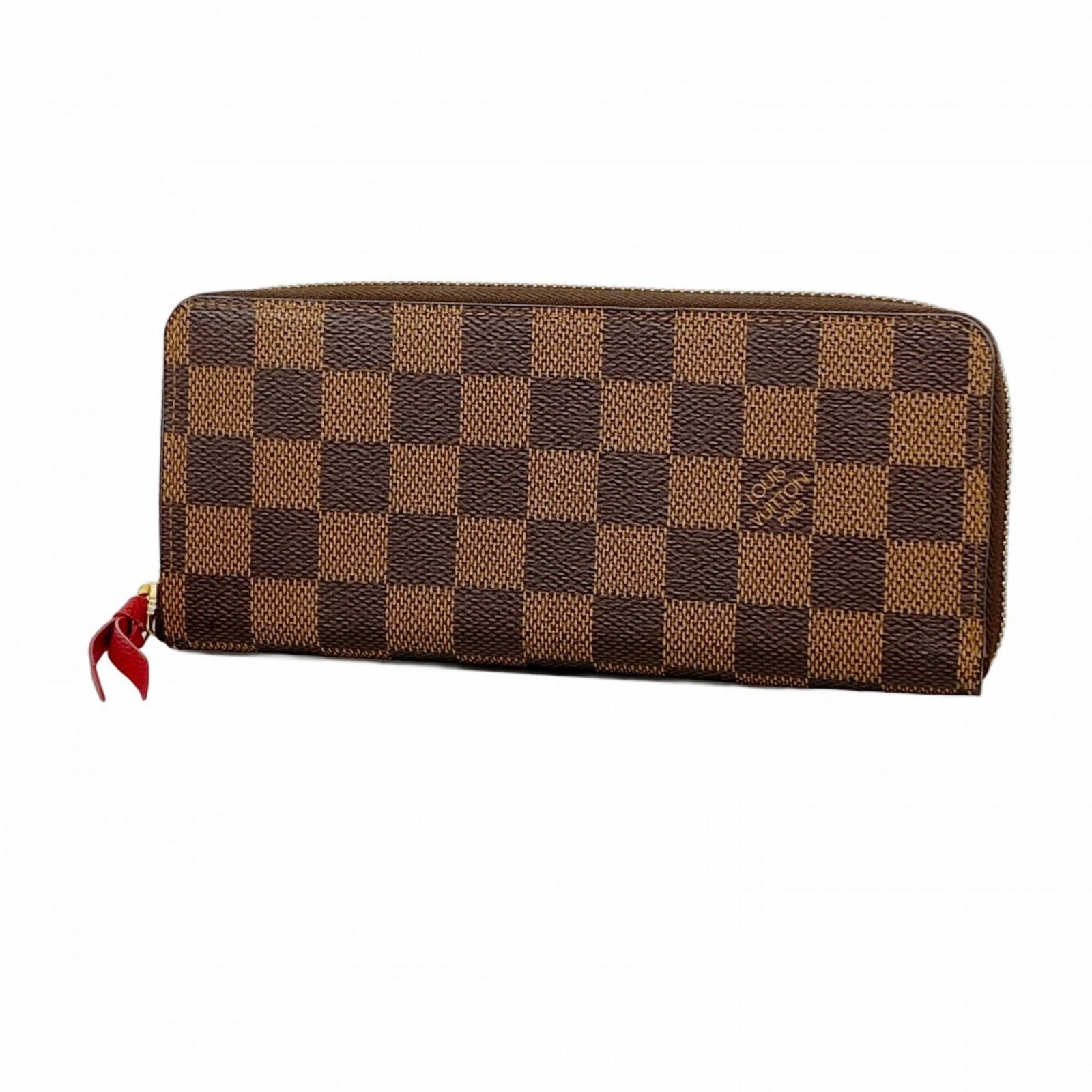 ルイ・ヴィトン(Louis Vuitton) ルイ・ヴィトン 長財布 ダミエ ポルトフォイユクレマンス N60534 エベヌ スリーズレディース P2808932