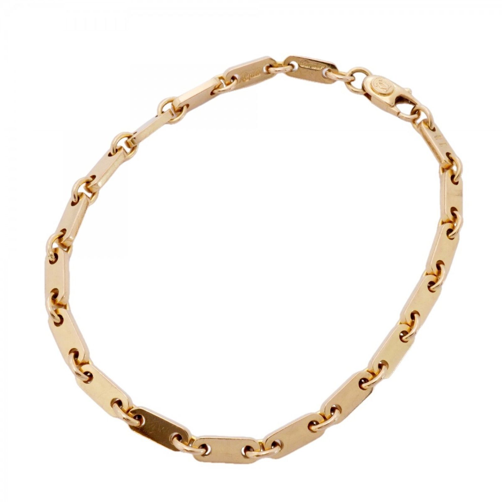 カルティエ(Cartier) カルティエ ブレスレット フィガロ 18KYG イエローゴールドレディース P2803730