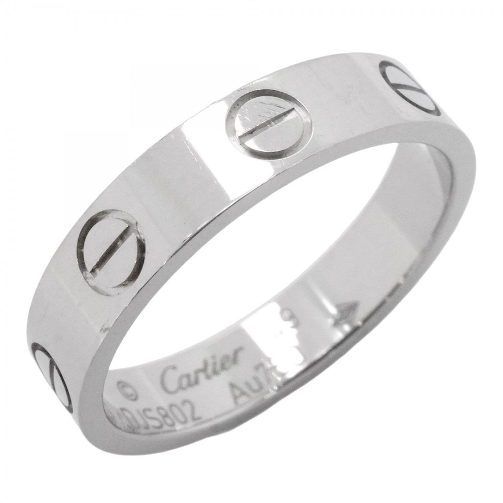 カルティエ(Cartier) カルティエ リング ラブ 18KWG ホワイトゴールド ＃49レディース P2752495