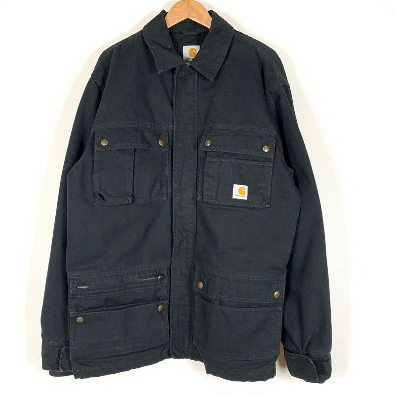 【現状渡し品】 Carhartt カーハート MULTI POCKET DUCK HUNTING JACKET EC078 マルチ ポケット ダック ハンティング ジャケット アウター ワークジャケット 【145-260507-ko-08-tei】