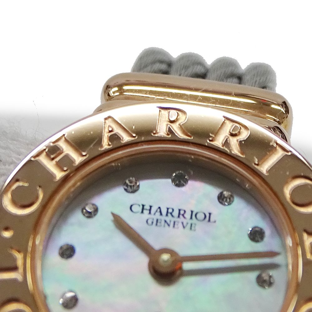 シャリオール  サントロペ クォーツ  8P SS  20CS.520 CHARRIOL - シャリオール サントロペ クォーツ 8P SS 20CS.520 の通販