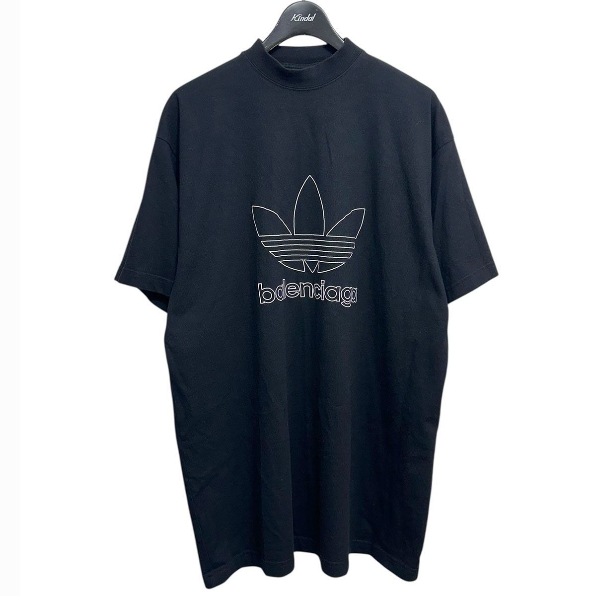 BALENCIAGA×adidas 22AW OVERSIZED TEE ロゴ刺繍オーバーサイズTシャツ