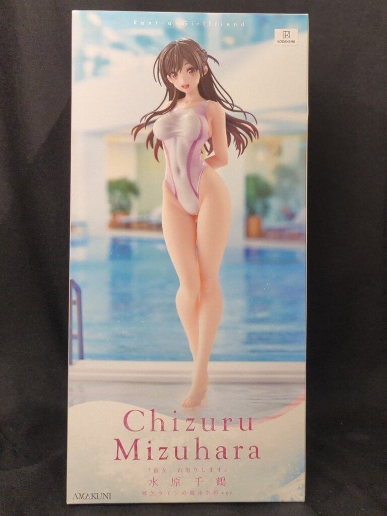 AMAKUNI/ホビージャパン 1/7スケール 水原千鶴 桃色ラインの競泳水着