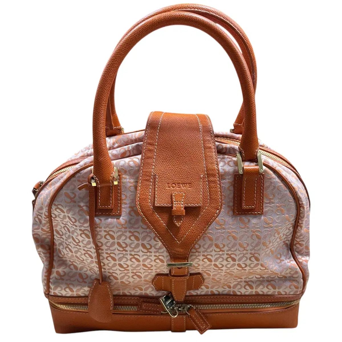 LOEWE ロエベ Classic Classic 麻 ボストン トートバッグ