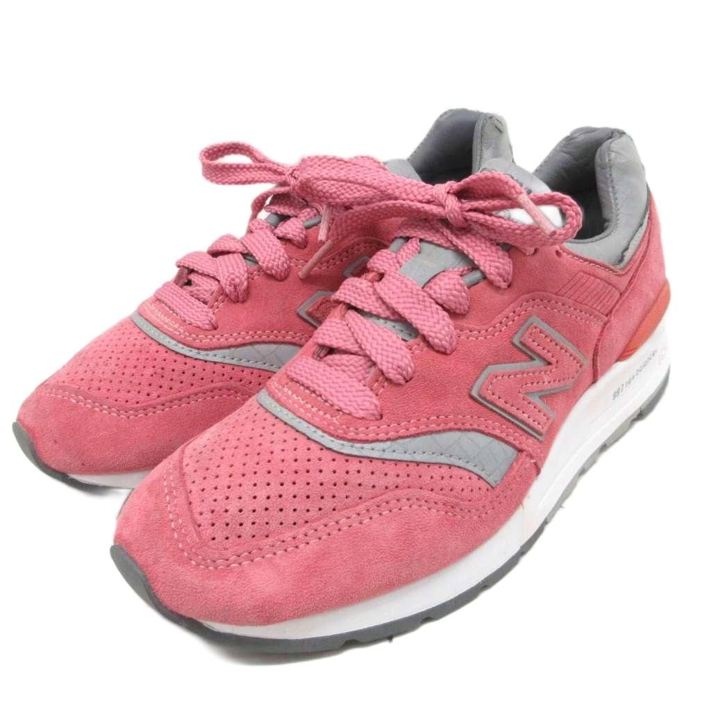 ニューバランス NEW BALANCE ×CONCEPTS 997 USA製 スニーカー シューズ ローカット スエード 23.5cm ピンク M997CPT ■IBO93