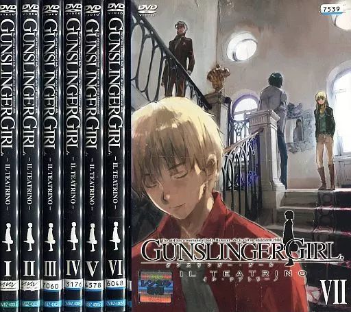 【中古】「非常に良い」GUNSLINGER GIRL IL TEATRINO [レンタル落ち] 全7巻セット [マーケットプレイスDVDセット商品] 中古】アニメ レンタルアップDVD GUNSLINGER GIRL -IL TEATRINO- 単巻