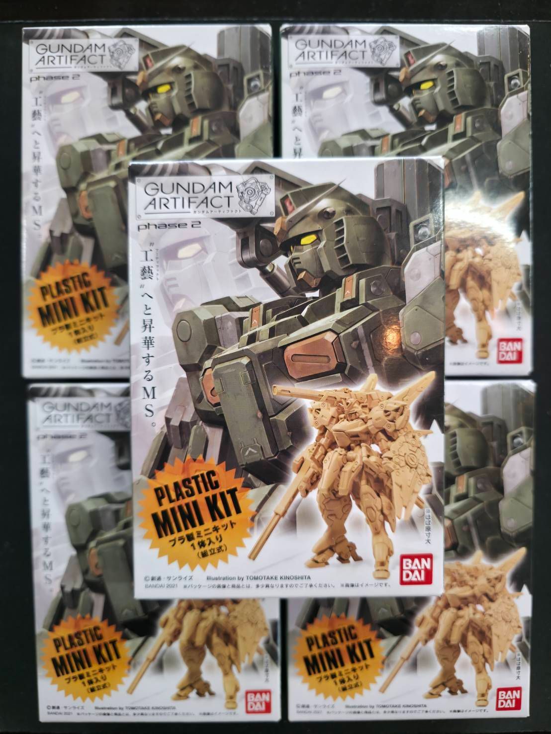 【5種セット】ガンダム アーティファクト 2 GUNDAM ARTIFACT PHASE 2 ノーマルカラー