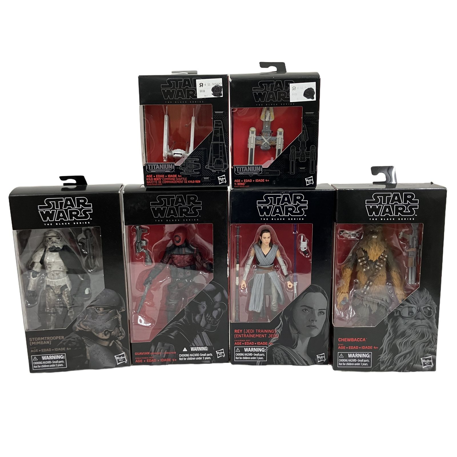 STAR WARS スターウォーズ ブラックシリーズ 6インチフィギュア 他 6点セット レイ 等 未開封 O11220491