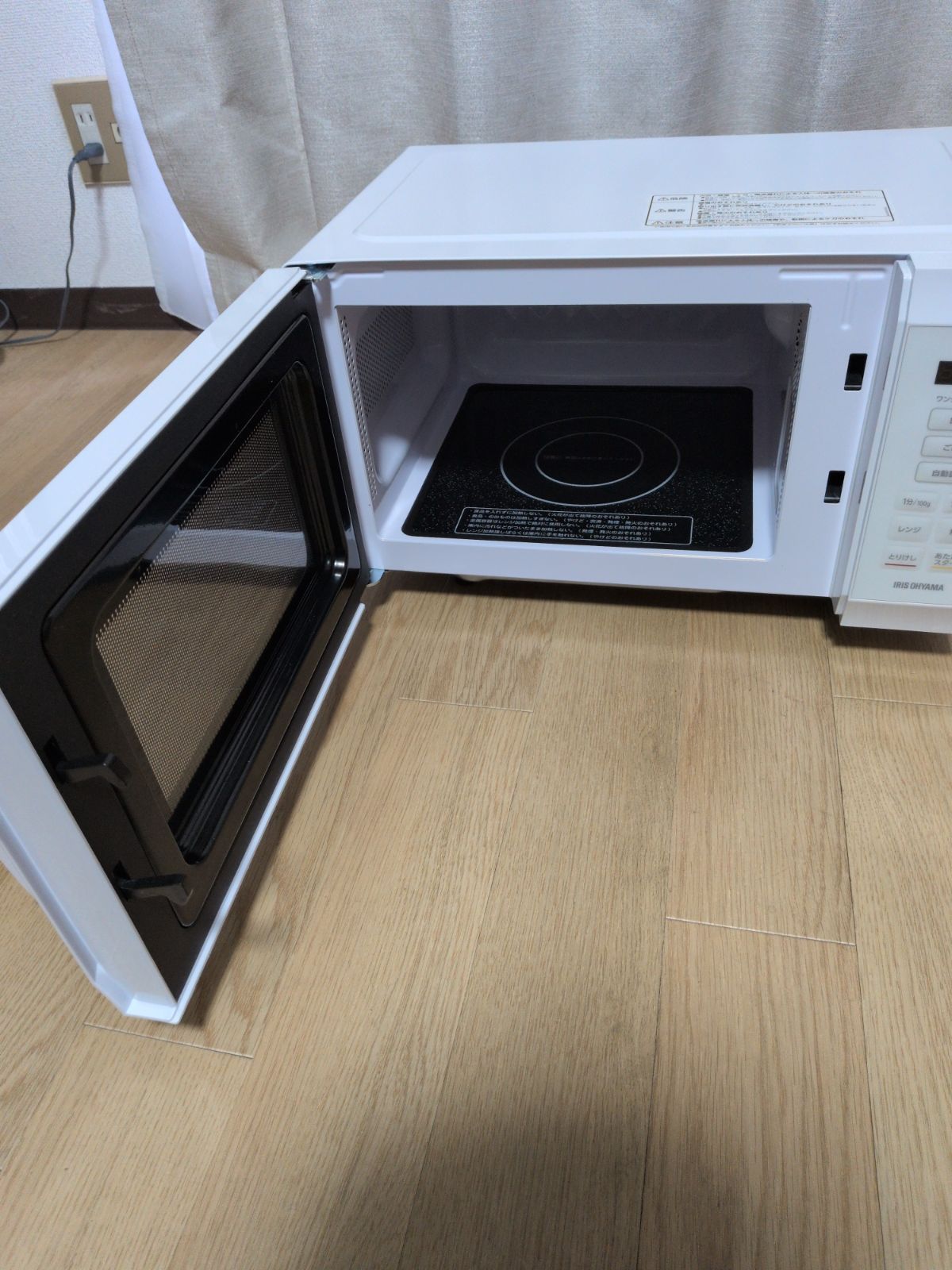 2024年製 電子レンジ アイリスオーヤマ KMB-F186-W 動作確認済み