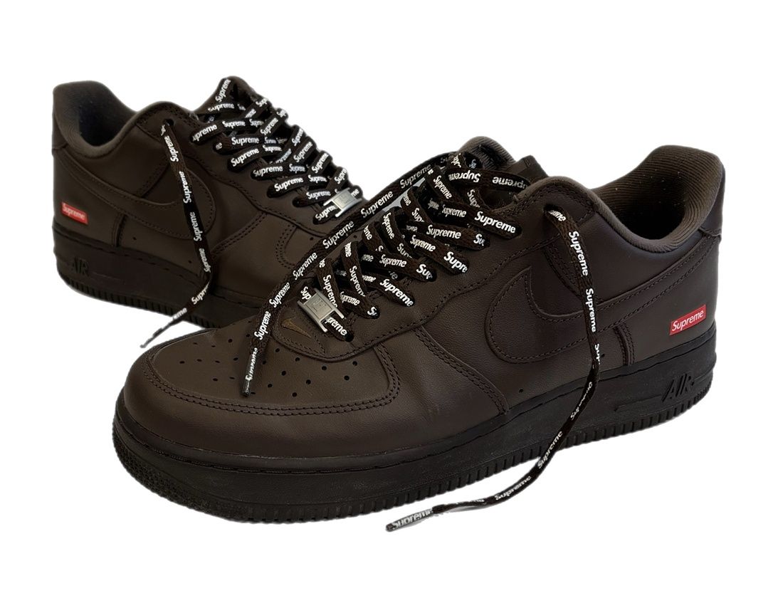 ナイキ NIKE Supreme × Nike Air Force 1 Low Baroque Brown シュプリーム × ナイキ エアフォース1 ロー バロックブラウン CU9225-200 メンズ靴 スニーカー 27.5cm 101sh-2638
