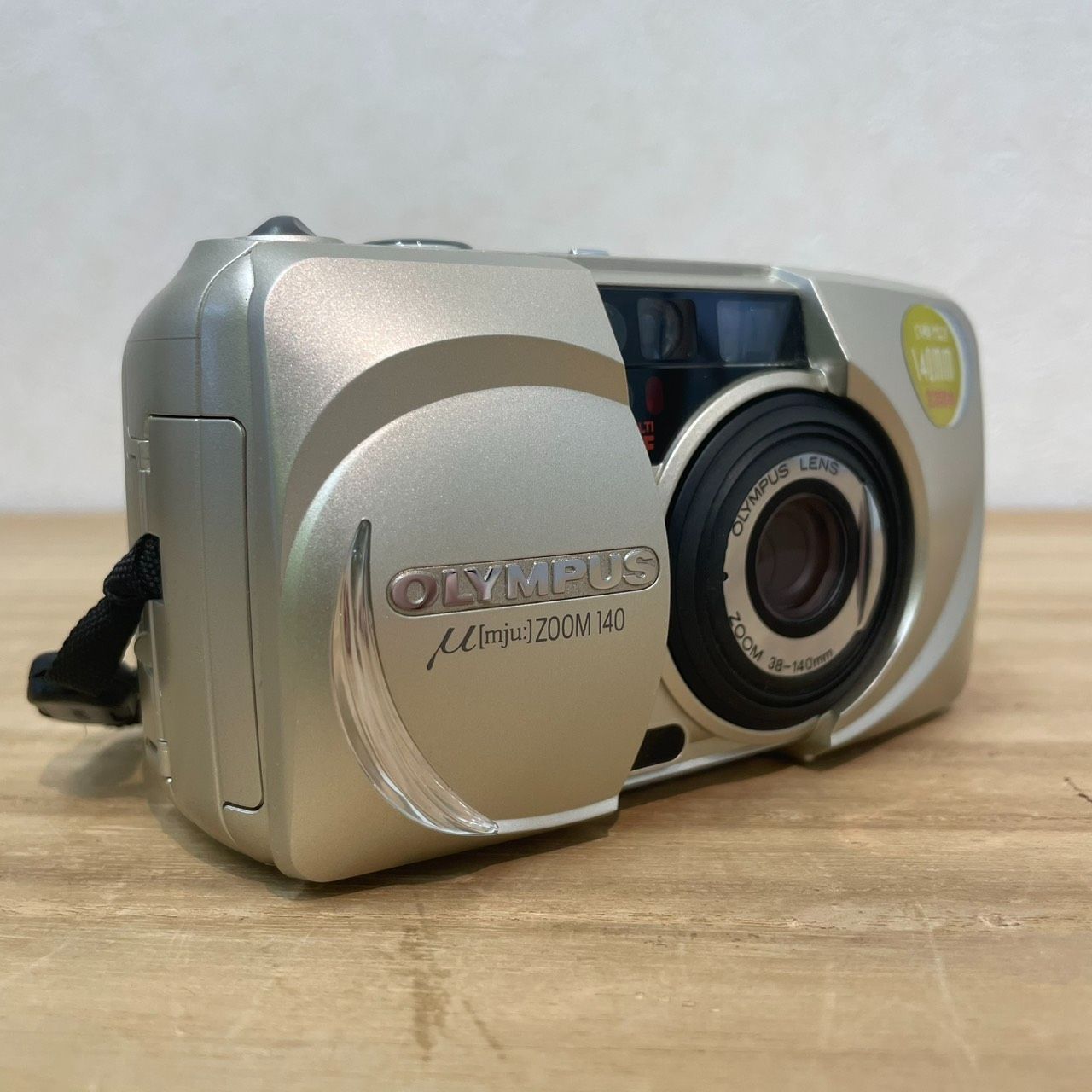 【成】OLYMPUS μ ZOOM140 オリンパス ミュー フィルムカメラ 動作未確認 ケース付 【5868YO】E7