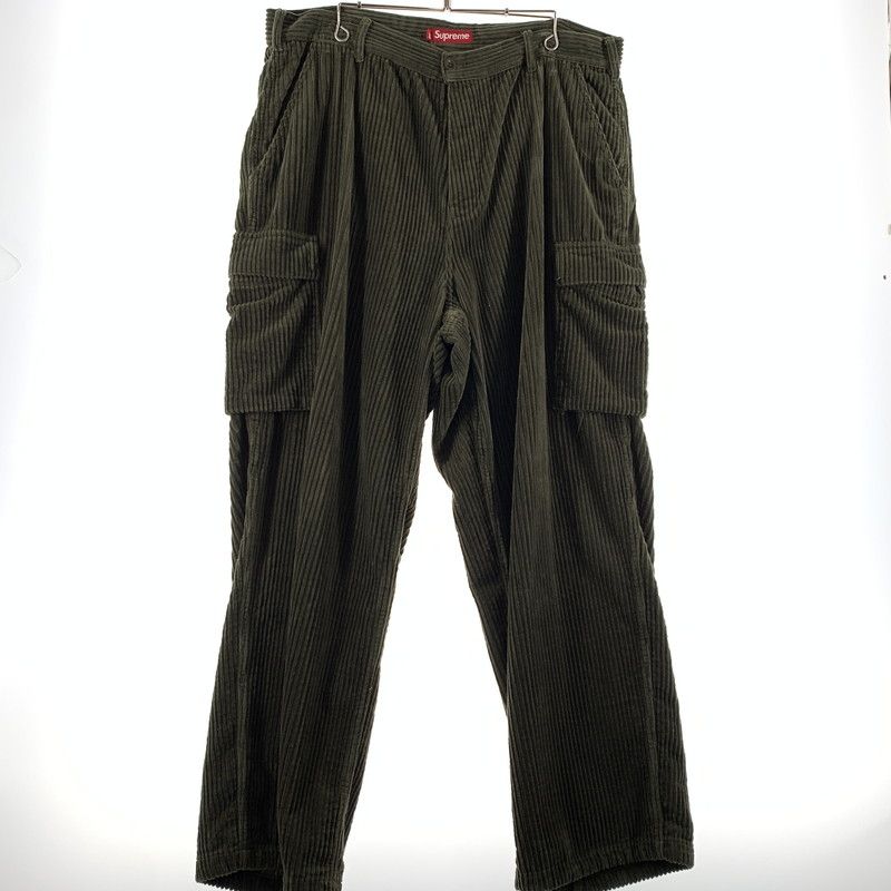 【中古品】 SUPREME シュプリーム WIDE WALE CORDUROY CARGO PANT ワイド ウェイル コーデュロイ カーゴパンツ ボトムス 【149-260507-ko-22-tei】