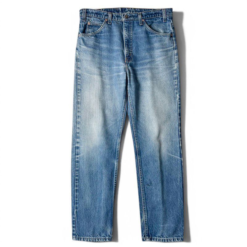 ヒゲ 90s USA製 Levis 505 デニム パンツ W35 L30 / 90年代 アメリカ製 リーバイス オールド ジーンズ ジーパン テーパード