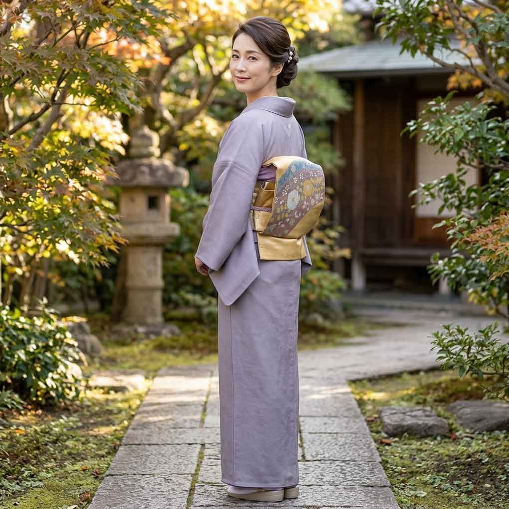 小紋 身丈162cm 裄64cm 前幅25cm 後幅30.5cm 袖丈51cm 袖幅32cm