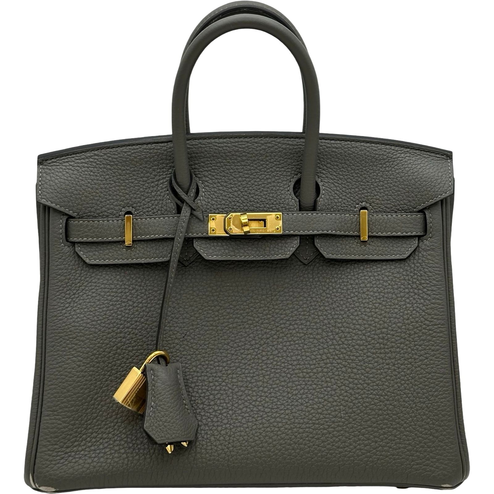 エルメス HERMES バーキン25 U刻 グリメイヤー ゴールド金具 トゴ レディース ハンドバッグ