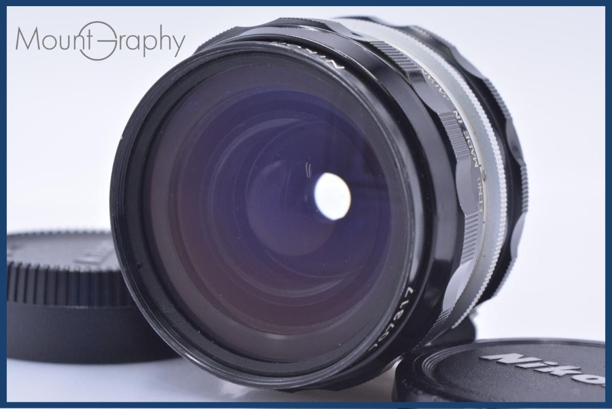 【動作保証】 ニコン Nikon NIKKOR-H Auto 28mm F3.5 非Ai 前後キャップ付 同梱無料 #yk8108