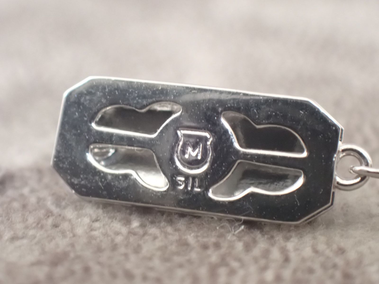 ミキモト パール ネックレス Mチャーム 6.5-7.0mm シルバー 箱・クロス 