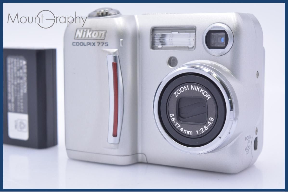 【動作保証】 ニコン Nikon COOLPIX E775 3x バッテリー付属 同梱無料 #yk8122