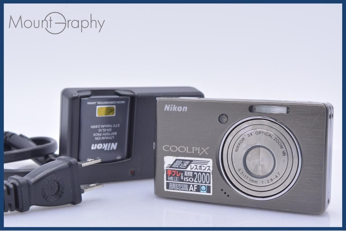【動作保証】 ニコン Nikon COOLPIX S500 3x バッテリー、充電器付属 同梱無料 #yk8130
